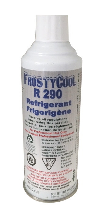 Gas refrigerante R290 - 227 grs.